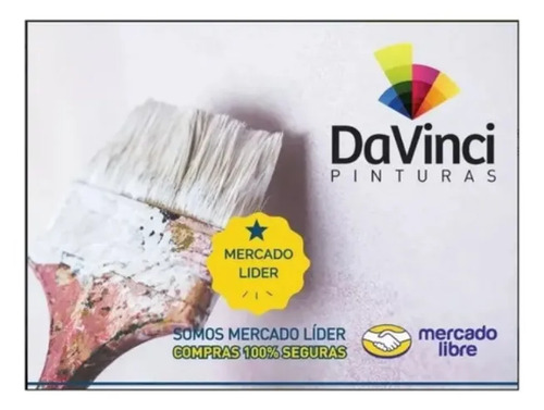 Pintura Látex Davinci 20+20 + Rodillo + Pincel - Imagen 5