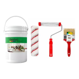 Membrana Líquida Da Vinci 20kg + Pinceleta + Rodillo 23cm